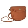 thumbnail image 1 of David King & Co 520T Flap Front Mini Bag- Tan, 1 of 1