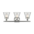thumbnail image 4 of 916-3W-OB-G63-Innovations Lighting-Cone - 3 Light Bath Vanity In Industrial Style-11 Inches Tall and 26 Inches Wide-Oil Rubbed Bronze Finish-Light, 4 of 7