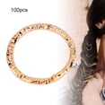 thumbnail image 1 of Fosa 100pcs Hair Braid Rings Dreadlock Hair Clips Loops Decoration for Women & Girls, Hair Clips Rings, Hair Braid Loops, 1 of 8