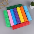 thumbnail image 2 of XIRQI 100Pcs Straws Disposable Reliable Plastic Material Plastic Straws Classic Straight Straw Straws Drinking Plastic,Blue, 2 of 4