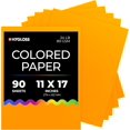 thumbnail image 1 of YANTONG Light Orange Colored Paper - 24 lb, 89 GSM, Acid-Free, Fade-Resistant, 11x17-Inch Ledger Size Color Copy Paper, 90 Sheets, 1 of 5