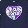 thumbnail image 4 of Inktastic Jesus Loves Me Boys or Girls Baby T-Shirt, 4 of 5
