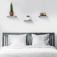 thumbnail image 5 of Sorbus Floating Shelves - Square Mounted Display Ledge Shelf for Bedroom Room Decor. Modern Rustic Colors with Distressed Wood Finish (3 Pack, Blue), 5 of 5