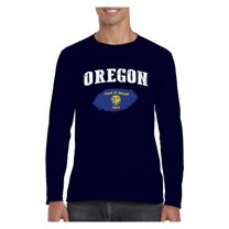 Mens Long Sleeve T-Shirts - Oregon
