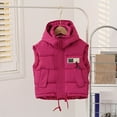 thumbnail image 5 of Gamivast Girls Quilted Vest Size 3-12 Hooded Zip Up Sleeveless Lightweight Down Jackets with Pockets Loose Padded Coats for Kids and Toddle Winter Warm Adjustable Hem Outerwear, 5 of 6