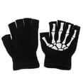 thumbnail image 6 of MANNYA Half Finger Skeleton Cycling Gloves 1 Pair Children Kids Outdoor Exercise Supply, 6 of 9