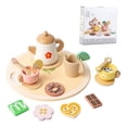 thumbnail image 1 of Juegos para la hora del té de la tarde para niños pequeños Juego de juego para la hora del té para niñas pequeñas Estilo C, 1 of 9