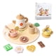 thumbnail image 1 of Juego de té de la tarde de madera para niños pequeños, divertido juego de rol Estilo C, 1 of 9