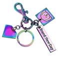 thumbnail image 2 of Keychain Color Cartoon Dog Pendant Keychain Fashion Keyring Bag Pendant, 2 of 7