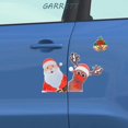 thumbnail image 2 of GARRETT Coche Reflectante Calcomanía Festival Alce Bombilla Santa Claus Día De Navidad Decoración Del, 2 of 4