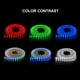 thumbnail image 2 of BTF-LIGHTING WS2812B Tira de luces LED 1m 5m 30LEDs/m 60LEDs/m IP30 IP65 IP67 5050SMD Direccionable individualmente PCB blanco negro flexible Tira de píxeles LED a todo color Dream Color DC5V, 2 of 5