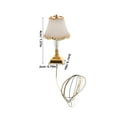 thumbnail image 5 of Dayesque Miniature Dollhouse Lamp Bedside Light Dollhouse Decor Furniture Model Accessory Toy for Play, 5 of 9