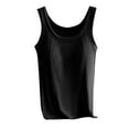 thumbnail image 1 of AherBiu Tank Tops with Built in Bras Padded Ribbed Knitted Summer Camisole Seamless Stretchy Shirts Tops, 1 of 6