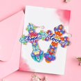 thumbnail image 3 of OUSITAID 6Pcs Cross  Painting Bookmark Set Crystal Resin Rhinestone Bookmarks for Home Office School Class Project, 3 of 7