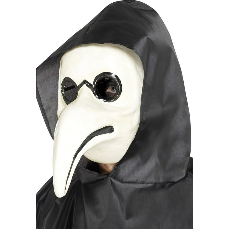 Adult size Ivory Authentic Plague Doctor Mask Walmart.com
