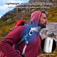 thumbnail image 3 of Portable Keychain Charger 1500mAh Type C Battery Pack Compact Mobile Power Bank Emergency Light Lightweight Flashlight, 3 of 12