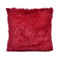 thumbnail image 2 of harmtty Warm Soft Fluffy Throw Pillow Case Cover Cushion Home Bed Sofa Car Decoration Wine Red, 2 of 8