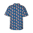 thumbnail image 3 of Haiem Cute Popcorn Printed Hawaiian Shirt for Men - Men’s Casual Beach Summer Shirts - Stretch Fabric with Modern Fit-Medium, 3 of 9