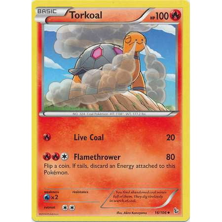 Pokemon Flashfire Torkoal #16