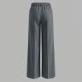 thumbnail image 7 of MaFYtyTPR Women's Striped Business Casual Dress Pants Fashion Stretchy Comfortable Straight Leg Pants Regular Fit Work Wear Z-Dark Gray S, 7 of 7