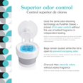 thumbnail image 2 of Bote para Pañales Portátil PurePail Go Blanco con Control de Olores, 2 of 7