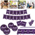 thumbnail image 1 of Party Supplies Set,Decoration Kit,Balloon Set,Banner Set,Table Decor,Confetti,Party Favors,Event Accessories,Party Props普通产品 -> Home & Garden -> 家居装饰 -> Event & Party 聚会派对用品Graduation Plates And Napk, 1 of 4