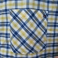 thumbnail image 3 of Tommy Hilfiger Womens Plus Size Cotton Plaid Button Up Shirt Size 0X Color Surf/Multi, 3 of 3