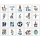 thumbnail image 4 of Tatuajes temporales JSYAVG Messi fútbol 40 hojas para niños, 4 of 6