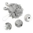 thumbnail image 4 of Unique Bargains 1 Pc Cartoon Bath Shower Loofah Sponge Body Puffs for Bathroom 5.51"x4.72" Gray, 4 of 6