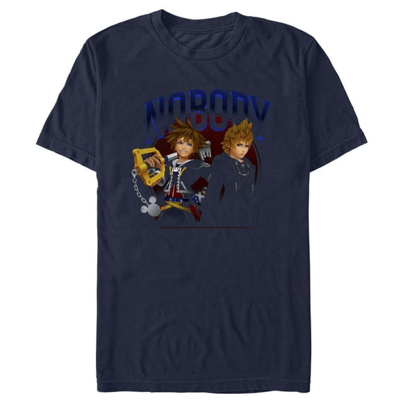 Men's Kingdom Hearts 2 Keyblade Masters  T-Shirt - Navy Blue - Large