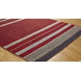 thumbnail image 2 of K2 Floor Style Andes Ruby Hand Made Cotton Chenille Area Rug, 2 of 4