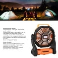 thumbnail image 3 of Ventilador de Camping Con Linterta LED, Ventilador de Tienda de Campaña para exteriores Con Batería Recargable de 8000 Mah Con 4 Velocidadas, Ventilador de Escritorio USB PARA, 3 of 7