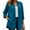 Blue #718, variant on Cardigan Sweaters for Women Classic Fit Dress Shirts Long Sleeve Button Down Wrinkle Solid Casual Work Blouse Top Cardigans Lightweight