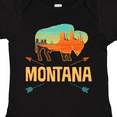 thumbnail image 4 of Inktastic Montana Gift Buffalo Silhouette Boys or Girls Baby Bodysuit, 4 of 5