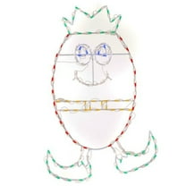 Holidynamics LED Outdoor Metal Frame 48in Jester Elf Christmas Display