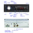 thumbnail image 2 of Radio De Coche SWM-1028 1 DIN Estéreo para automóvil Tarjeta TF Entrada auxiliar USB Radio FM Receptor de medios digitales, 2 of 9
