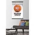 thumbnail image 2 of NBA Atlanta Hawks - Drip Basketball 21 Wall Poster with Magnetic Frame, 22.375" x 34", 2 of 5