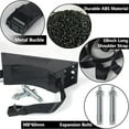 thumbnail image 5 of 4 Soportes para Tanque de Propano, Soporte para Cilindro de Gas con Tornillos y Cadena de Seguridad Soportada de 4 A 12 Pulgadas (Negro), 5 of 5