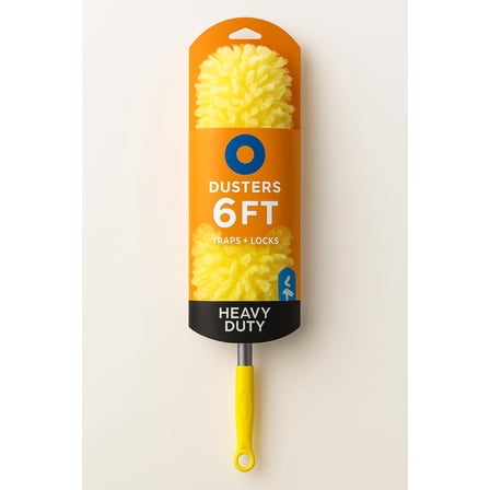 Heavy Duty Dusters with Super Extender Handle, 6 Ft Handle, 1 Handle/4 Dusters, 4/Carton 3700077326