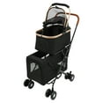 thumbnail image 6 of Two-Tier Foldable Pet Stroller Dog&cat Stroller for Small & Medium Dogs Portable, 6 of 11