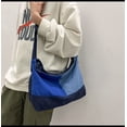 thumbnail image 4 of CoCopeaunts Women Men Canvas Tote Bag Large Hobo Bag Chic Long Shoulder Bag Women Purses Slouchy Students Crossbody Bag, 4 of 7