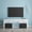 White/Black, variant on 145 Modern 57" TV Stand Matte Body High Gloss Fronts with 16 Color LEDs