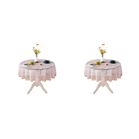 Inteprter Mantel con Fácil y Durabilidad para Todas Las Ocasiones, Durable, Elegante, Flor Rosa, 200 cm flor rosa 200cm 2Conjunto