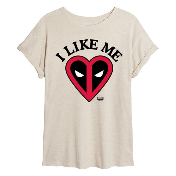 Marvel - Deadpool I Like Me - Women's Oversized Graphic T-Shirt