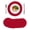 Multicolor, variant on Pure Red Round 13 Inch Placemats Set of 6, Simple Solid Color HeatResistant Non Slip Place Mats for Dining Table, Wipeable Braided Kitchen Table Mats for Housewarming