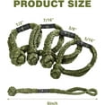 thumbnail image 4 of Off Terrain 7/16" Synthetic Soft Shackle for Offroad and Recovery, Set of 2 - 35,000 Lbs Minimum Breaking Strength, 4 of 8