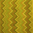 thumbnail image 1 of Ahgly Company Machine Washable Indoor Square Southwestern Yellow Country Area Rugs, 4' Square, 1 of 4