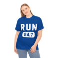 thumbnail image 4 of Run 24.7 Unisex Graphic Tee Shirt, Sizes S-5XL, 4 of 12