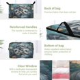 thumbnail image 4 of WOBOGO Cute Gray Lhasa Apso Dogs Clothes Storage 2Pack Foldable Thick Fabric Blanket Organizer Bag with Handle 21.65×13.78×12.4in, 4 of 7