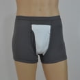 thumbnail image 3 of 4 Bóxer Lavable Para Incontinencia Para Hombre, Ropa Interior Con Mosca Abierta, Pantalón Transpirable Para Paciente M Sunnimix Boxeador de incontinencia, 3 of 6